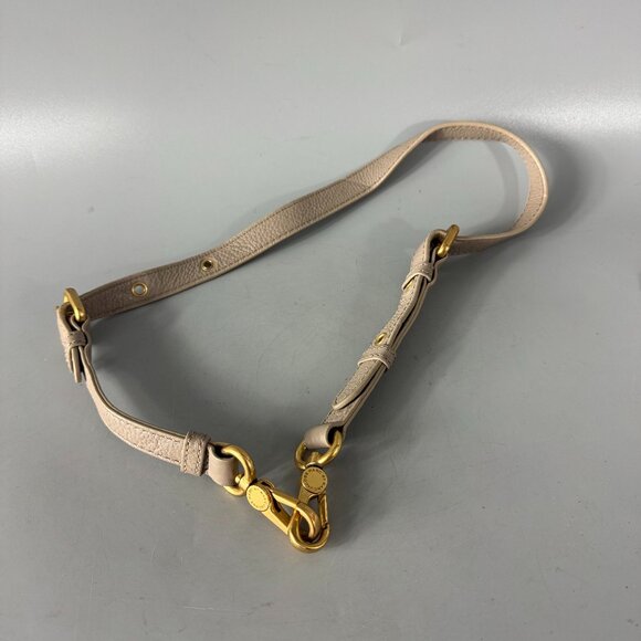 Marc Jacobs Gray Leather Gold-tone Adjustable Strap - Picture 1 of 10